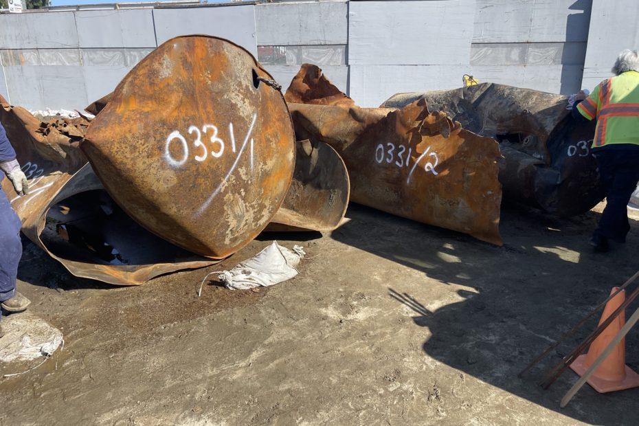 Bowser Underground Gasoline Storage Tank - Photo by AAK Geo Forward