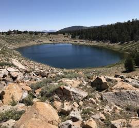 Coyote Flat Trail to Funnel Lake via 4x4 Jeep Off Road California