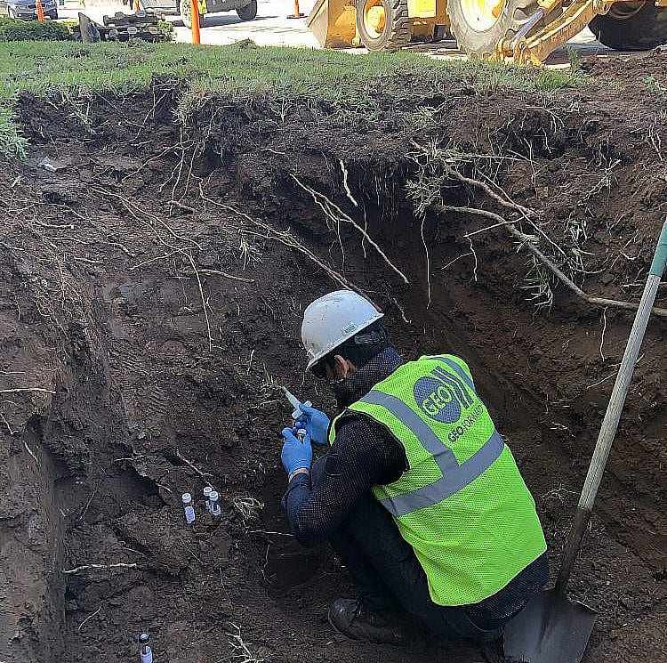 Environmental Professional Geologist in the Field