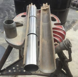 California Modified Split Spoon Sampler for Geological Engineering and Geotechnical Engineering Projects - Photo By: Geo Forward.