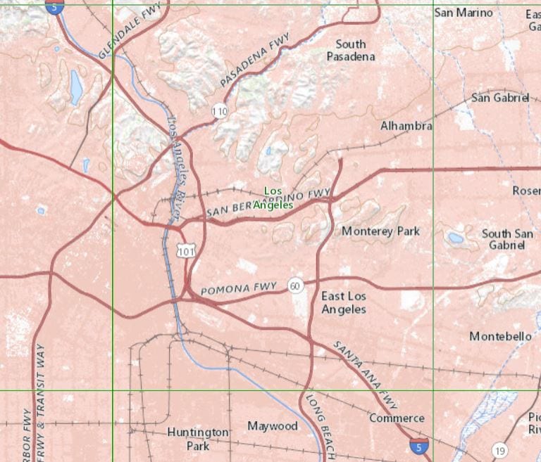 Geology of Chinatown in Los Angeles