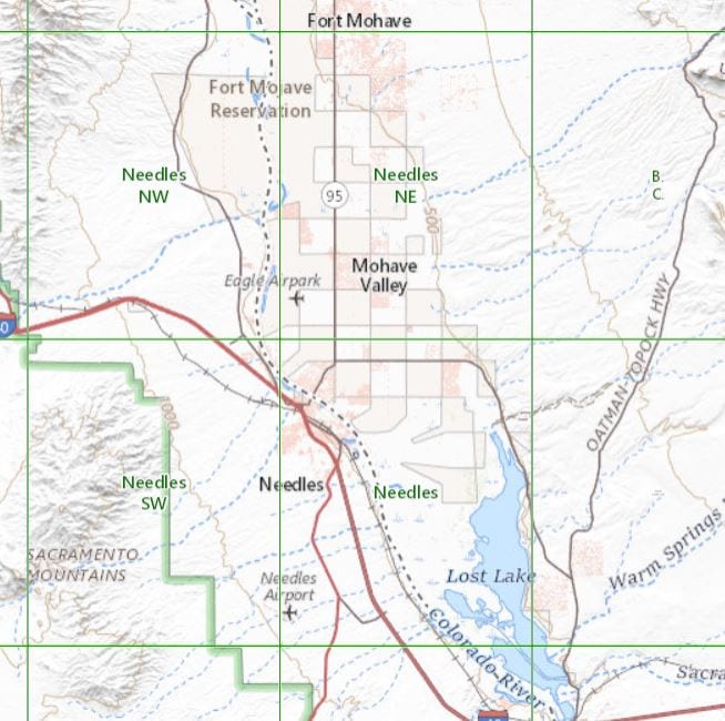 Geology of Needles, California & Hydrogeology