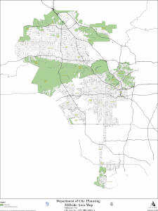 Hillside Areas No new ADUs are permitted in these areas