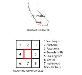 Hollywood, CA Quadrangle 2018 USGS 7.5 Minute Topo Map