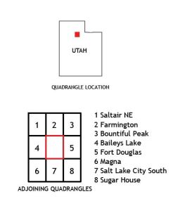 Salt Lake City North, Utah 2020 USGS 7.5 Minute Topo Map