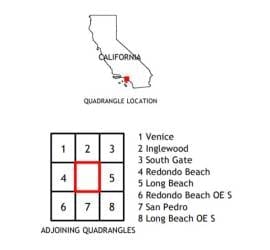 Torrance, CA Quadrangle 2018 USGS 7.5 Minute Topo Map