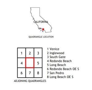 Torrance, CA Quadrangle 2018 USGS 7.5 Minute Topo Map