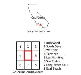 USGS 7.5 Minute Long Beach, CA Quadrangle 2018 Topo Map