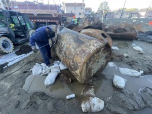 Underground Storage Tank Soil Contamination - Photo by AAK Geo Forward