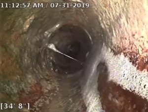 Video Sewer Inspection by CCTV Survey